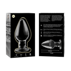 NEBULA SERIES BY IBIZA - MODELL 3 ANALPLUG BOROSILIKATGLAS TRANSPARENT 11 CM -O- 5 CM - Vanelion Paradise
