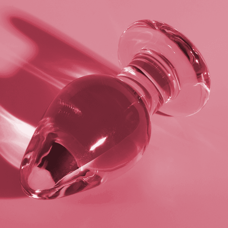 NEBULA SERIES BY IBIZA - MODELL 3 ANALPLUG BOROSILIKATGLAS TRANSPARENT 11 CM -O- 5 CM - Vanelion Paradise