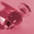 NEBULA SERIES BY IBIZA - MODELL 3 ANALPLUG BOROSILIKATGLAS TRANSPARENT 11 CM -O- 5 CM - Vanelion Paradise