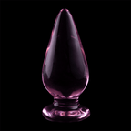 NEBULA SERIES BY IBIZA - MODELL 4 ANALPLUG BOROSILIKATGLAS KLAR 11 CM -O- 5 CM - Vanelion Paradise