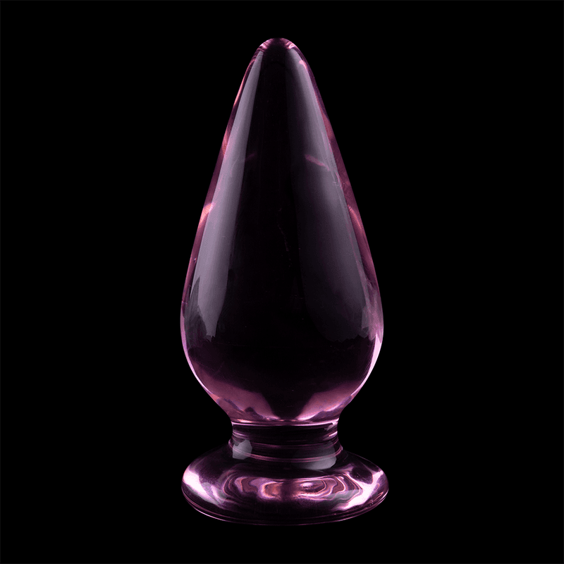 NEBULA SERIES BY IBIZA - MODELL 4 ANALPLUG BOROSILIKATGLAS KLAR 11 CM -O- 5 CM - Vanelion Paradise