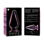 NEBULA SERIES BY IBIZA - MODELL 4 ANALPLUG BOROSILIKATGLAS ROSA 11 CM -O- 5 CM