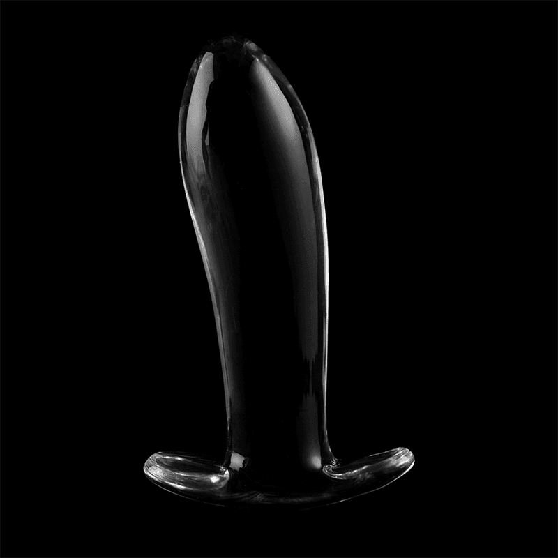 NEBULA SERIES BY IBIZA - MODELL 5 ANALPLUG BOROSILIKATGLAS KLAR 12.5 CM -O- 3.5 CM - Vanelion Paradise