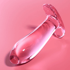NEBULA SERIES BY IBIZA - MODELL 5 ANALPLUG BOROSILIKATGLAS KLAR 12.5 CM -O- 3.5 CM - Vanelion Paradise