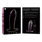 NEBULA SERIES BY IBIZA - MODELL 5 ANALPLUG BOROSILIKATGLAS KLAR 12.5 CM -O- 3.5 CM - Vanelion Paradise