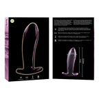 NEBULA SERIES BY IBIZA - MODELL 5 ANALPLUG BOROSILIKATGLAS ROSA 12.5 CM -O- 3.5 CM