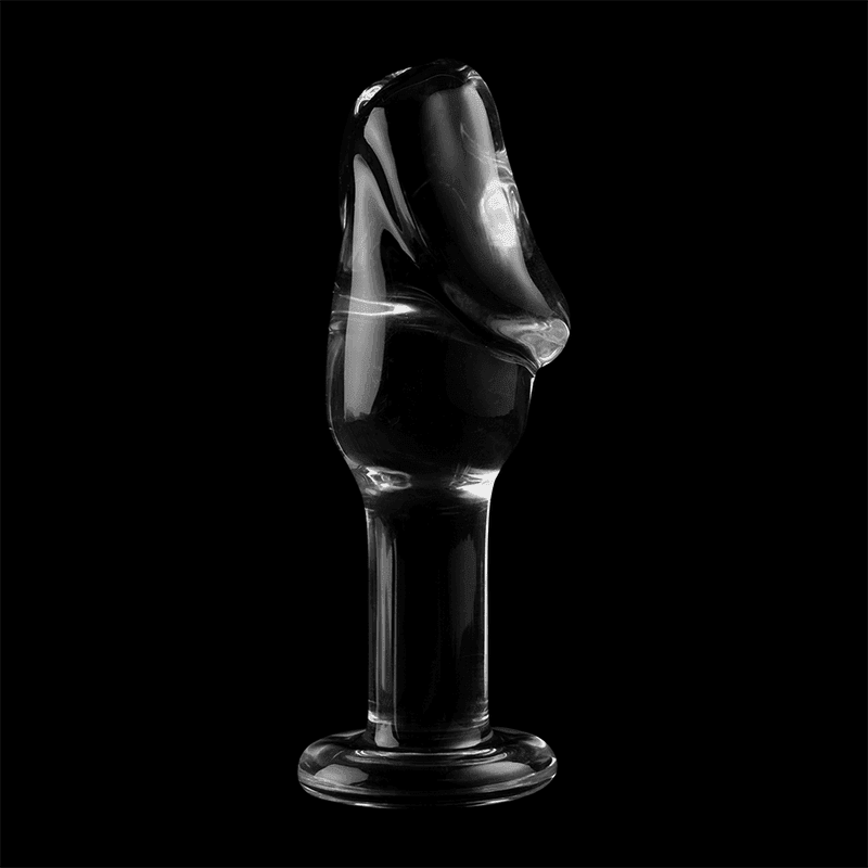 NEBULA SERIES BY IBIZA - MODELL 6 ANALPLUG BOROSILIKATGLAS KLAR 12.5 CM -O- 4 CM - Vanelion Paradise