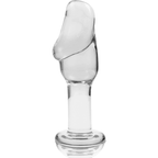NEBULA SERIES BY IBIZA - MODELL 6 ANALPLUG BOROSILIKATGLAS KLAR 12.5 CM -O- 4 CM - Vanelion Paradise