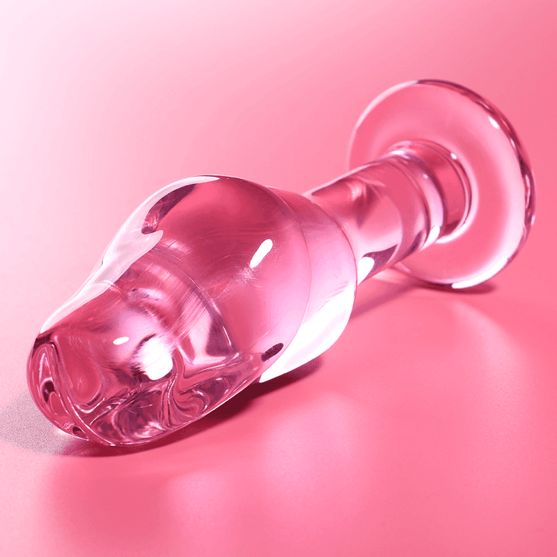 NEBULA SERIES BY IBIZA - MODELL 6 ANALPLUG BOROSILIKATGLAS KLAR 12.5 CM -O- 4 CM - Vanelion Paradise