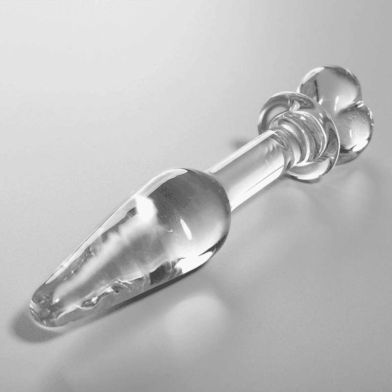 NEBULA SERIES BY IBIZA - MODEL 7 ANALPLUG BOROSILIKATGLAS KLAR 13.5 CM -O- 3 CM - Vanelion Paradise
