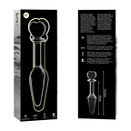 NEBULA SERIES BY IBIZA - MODEL 7 ANALPLUG BOROSILIKATGLAS KLAR 13.5 CM -O- 3 CM - Vanelion Paradise