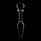 NEBULA SERIES BY IBIZA - MODEL 7 ANALPLUG BOROSILIKATGLAS KLAR 13.5 CM -O- 3 CM - Vanelion Paradise