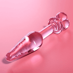 NEBULA SERIES BY IBIZA - MODEL 7 ANALPLUG BOROSILIKATGLAS KLAR 13.5 CM -O- 3 CM - Vanelion Paradise