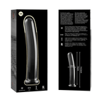 NEBULA SERIES BY IBIZA - MODELL 8 DILDO BOROSILIKATGLAS KLAR 14.5 CM -O- 2 CM - Vanelion Paradise