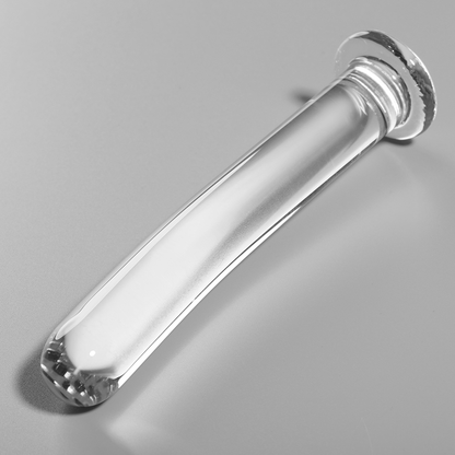 NEBULA SERIES BY IBIZA - MODELL 8 DILDO BOROSILIKATGLAS KLAR 14.5 CM -O- 2 CM