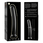 NEBULA SERIES BY IBIZA - MODELL 9 DILDO BOROSILIKATGLAS KLAR 15.5 CM -O- 2.5 CM - Vanelion Paradise