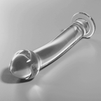 NEBULA SERIES BY IBIZA - MODELL 11 DILDO BOROSILIKATGLAS KLAR 16 CM -O- 3 CM - Vanelion Paradise