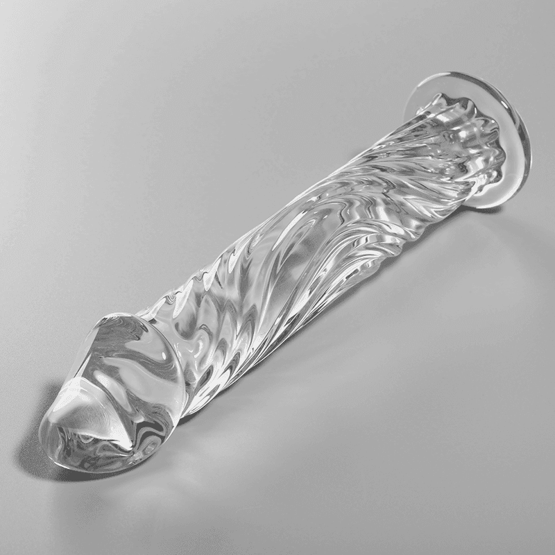 NEBULA SERIES BY IBIZA - MODELL 12 DILDO BOROSILIKATGLAS KLAR 17 CM -O- 3.5 CM - Vanelion Paradise