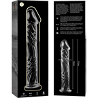 NEBULA SERIES BY IBIZA - MODELL 12 DILDO BOROSILIKATGLAS KLAR 17 CM -O- 3.5 CM - Vanelion Paradise