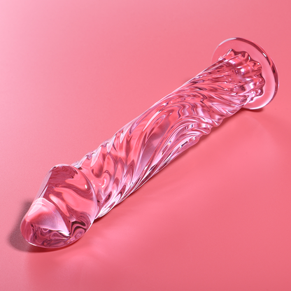 NEBULA SERIES BY IBIZA - MODELL 12 DILDO BOROSILIKATGLAS KLAR 17 CM -O- 3.5 CM