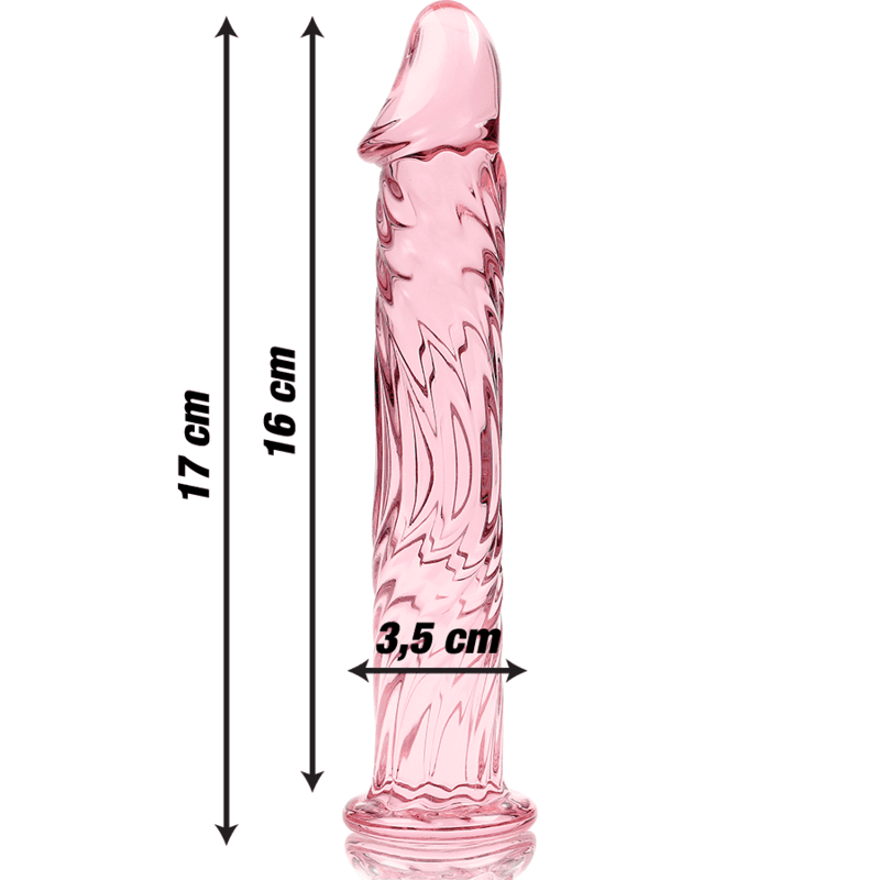 NEBULA SERIES BY IBIZA - MODELL 12 DILDO BOROSILIKATGLAS KLAR 17 CM -O- 3.5 CM - Vanelion Paradise