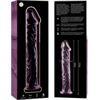NEBULA SERIES BY IBIZA - MODELL 12 DILDO BOROSILIKATGLAS KLAR 17 CM -O- 3.5 CM - Vanelion Paradise