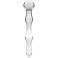 NEBULA SERIES BY IBIZA - MODELL 13 DILDO BOROSILIKATGLAS KLAR 18 CM -O- 3.5 CM - Vanelion Paradise