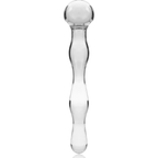 NEBULA SERIES BY IBIZA - MODELL 13 DILDO BOROSILIKATGLAS KLAR 18 CM -O- 3.5 CM - Vanelion Paradise