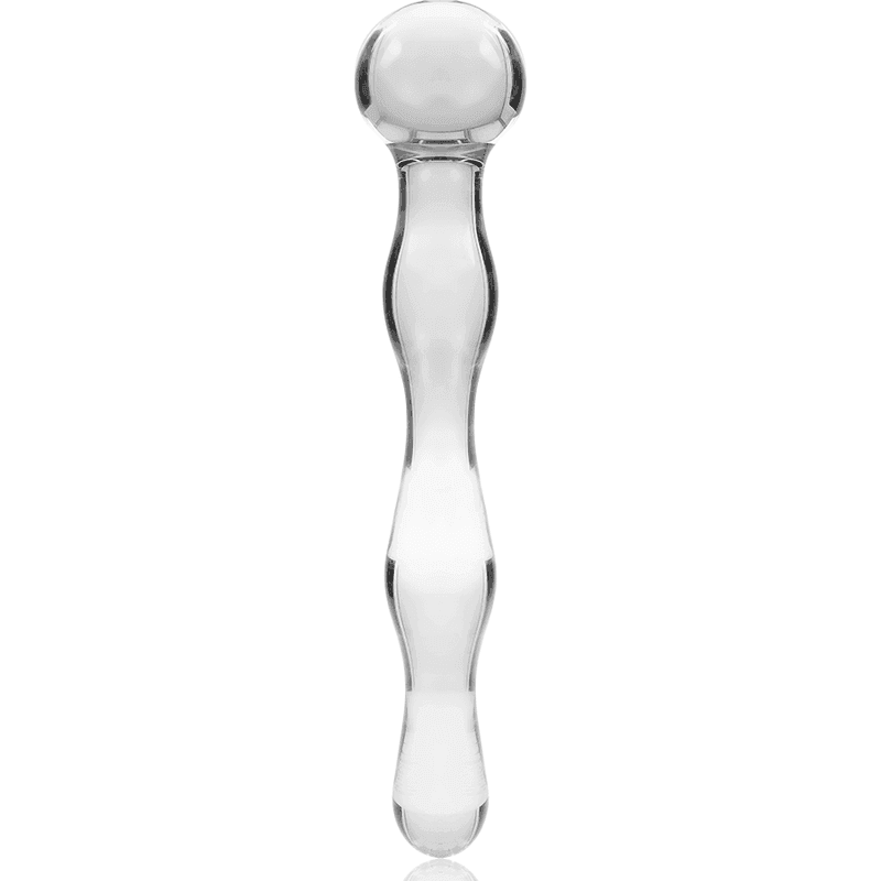 NEBULA SERIES BY IBIZA - MODELL 13 DILDO BOROSILIKATGLAS KLAR 18 CM -O- 3.5 CM - Vanelion Paradise