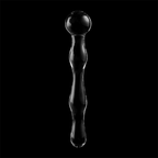 NEBULA SERIES BY IBIZA - MODELL 13 DILDO BOROSILIKATGLAS KLAR 18 CM -O- 3.5 CM - Vanelion Paradise