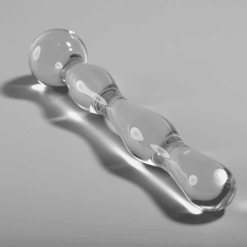NEBULA SERIES BY IBIZA - MODELL 13 DILDO BOROSILIKATGLAS KLAR 18 CM -O- 3.5 CM - Vanelion Paradise