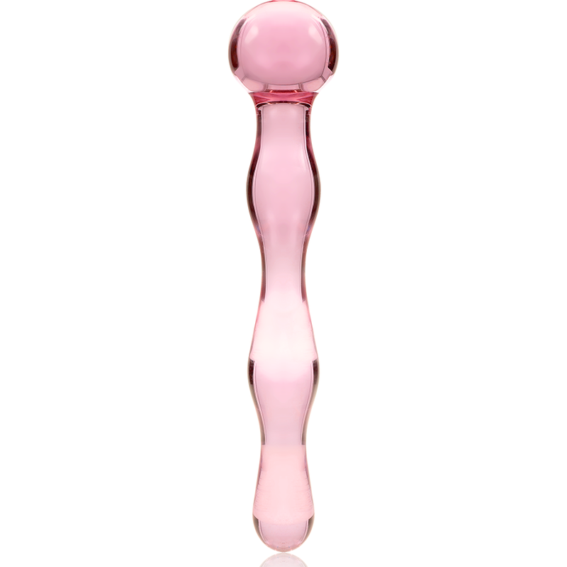 NEBULA SERIES BY IBIZA - MODELL 13 DILDO BOROSILIKATGLAS KLAR 18 CM -O- 3.5 CM