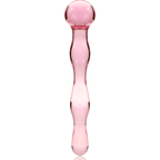 NEBULA SERIES BY IBIZA - MODELL 13 DILDO BOROSILIKATGLAS ROSA 18 CM -O- 3.5 CM