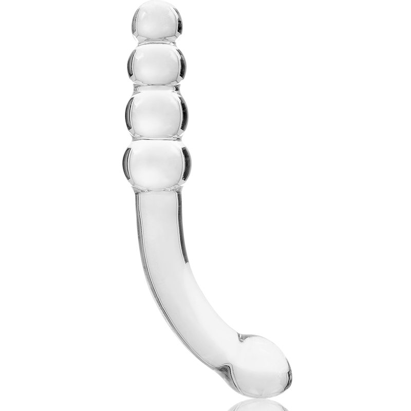 NEBULA SERIES BY IBIZA - MODELL 14 DILDO BOROSILIKATGLAS KLAR 18.5 CM -O- 3 CM