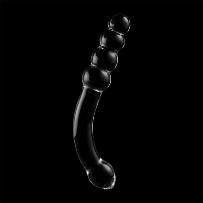 NEBULA SERIES BY IBIZA - MODELL 14 DILDO BOROSILIKATGLAS KLAR 18.5 CM -O- 3 CM