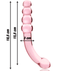 NEBULA SERIES BY IBIZA - MODELL 14 DILDO BOROSILIKATGLAS KLAR 18.5 CM -O- 3 CM - Vanelion Paradise