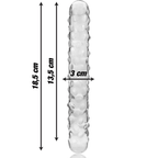 NEBULA SERIES BY IBIZA - MODELL 15 DILDO BOROSILIKATGLAS KLAR 18.5 CM - 3 CM - Vanelion Paradise