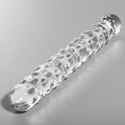 NEBULA SERIES BY IBIZA - MODELL 15 DILDO BOROSILIKATGLAS KLAR 18.5 CM -O- 3 CM