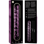 NEBULA SERIES BY IBIZA - MODELL 15 DILDO BOROSILIKATGLAS KLAR 18.5 CM - 3 CM - Vanelion Paradise