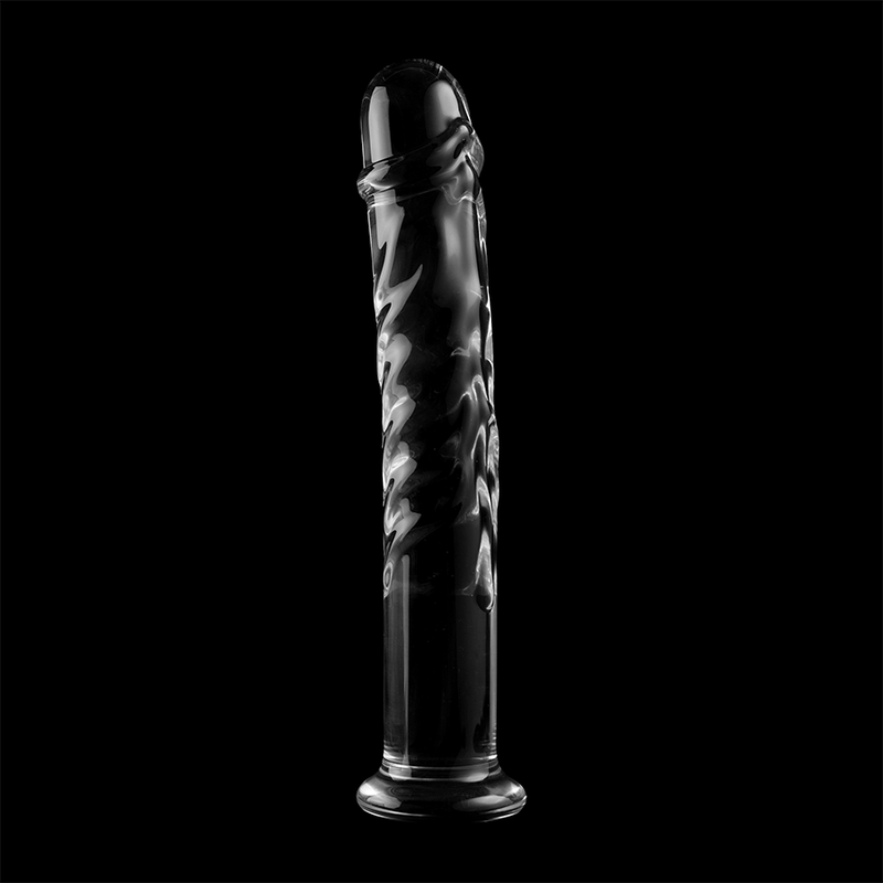 NEBULA SERIES BY IBIZA - MODELL 16 DILDO BOROSILIKATGLAS KLAR 18.5 CM -O- 3 CM