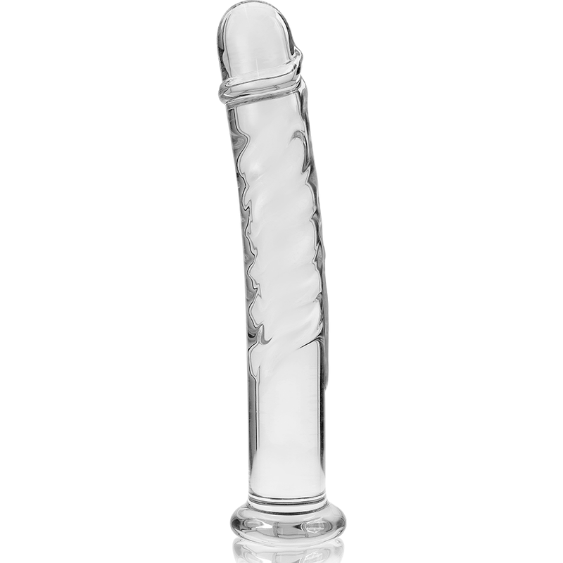 NEBULA SERIES BY IBIZA - MODELL 16 DILDO BOROSILIKATGLAS KLAR 18.5 CM -O- 3 CM