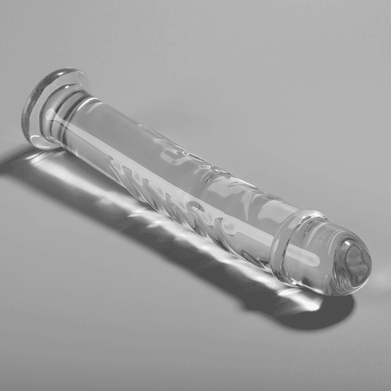 NEBULA SERIES BY IBIZA - MODELL 16 DILDO BOROSILIKATGLAS KLAR 18.5 CM -O- 3 CM - Vanelion Paradise