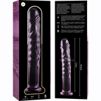 NEBULA SERIES BY IBIZA - MODELL 16 DILDO BOROSILIKATGLAS ROSA 18.5 CM -O- 3 CM