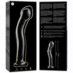 NEBULA SERIES BY IBIZA - MODELL 18 DILDO BOROSILIKATGLAS KLAR 18.5 CM -O- 3.5 CM - Vanelion Paradise
