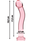 NEBULA SERIES BY IBIZA - MODELL 18 DILDO BOROSILIKATGLAS KLAR 18.5 CM -O- 3.5 CM - Vanelion Paradise