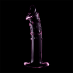 NEBULA SERIES BY IBIZA - MODELL 19 DILDO BOROSILIKATGLAS KLAR 18.5 CM -O- 4 CM - Vanelion Paradise