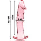 NEBULA SERIES BY IBIZA - MODELL 19 DILDO BOROSILIKATGLAS KLAR 18.5 CM -O- 4 CM - Vanelion Paradise