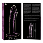 NEBULA SERIES BY IBIZA - MODELL 19 DILDO BOROSILIKATGLAS KLAR 18.5 CM -O- 4 CM - Vanelion Paradise