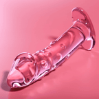 NEBULA SERIES BY IBIZA - MODELL 19 DILDO BOROSILIKATGLAS KLAR 18.5 CM -O- 4 CM - Vanelion Paradise