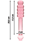 NEBULA SERIES BY IBIZA - MODELL 20 DILDO BOROSILIKATGLAS KLAR 20.5 CM -O- 3 CM - Vanelion Paradise